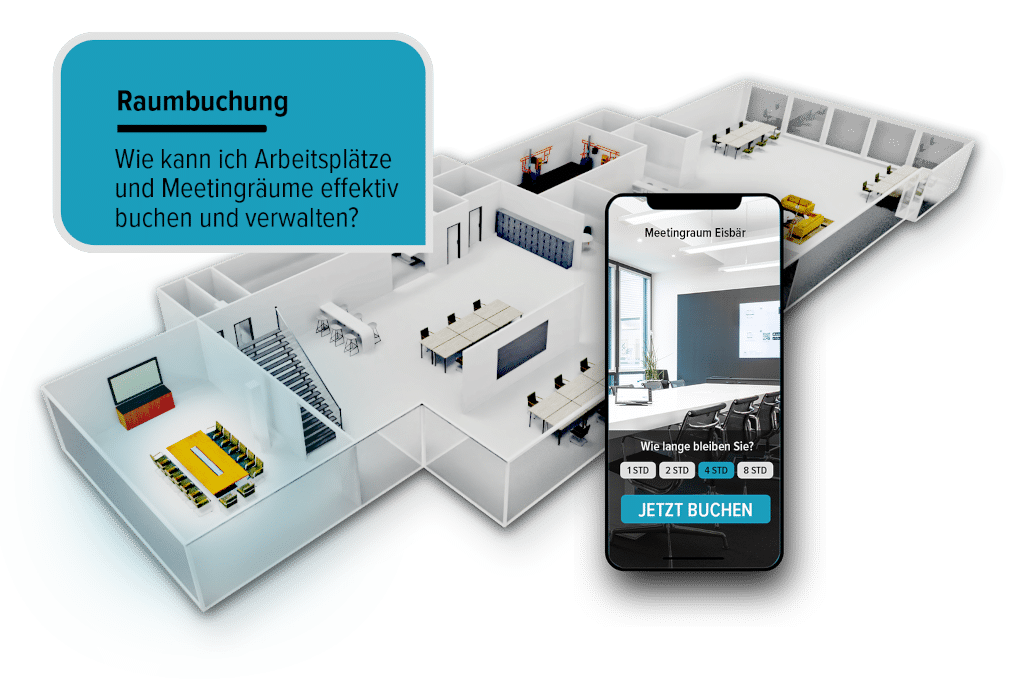 Raumbuchung per Handy