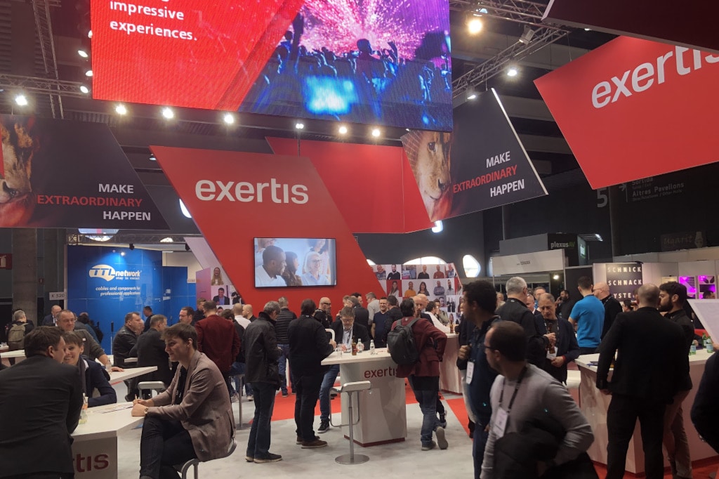 Exertis AV-Stand auf der ISE 2023