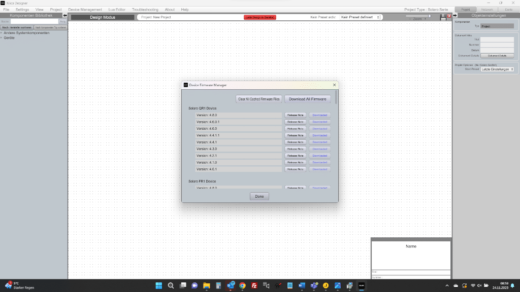 Screenshot Firmware Download