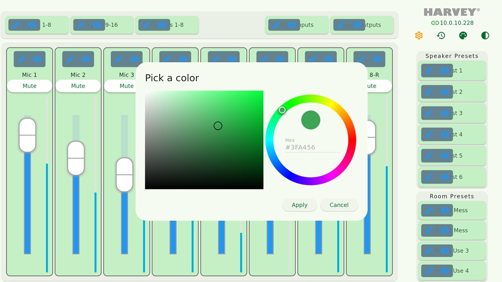 Harvey Touch-Setting
