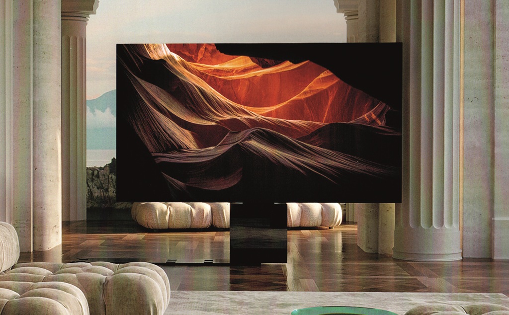 LED-TV von C Seed zusammengeklappt