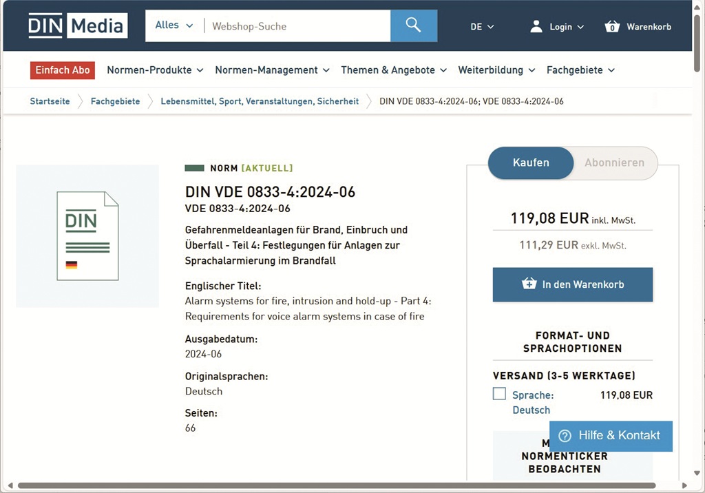 DIN Media Online-Shop