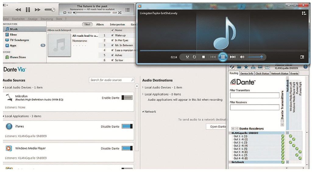 Software Dante Via