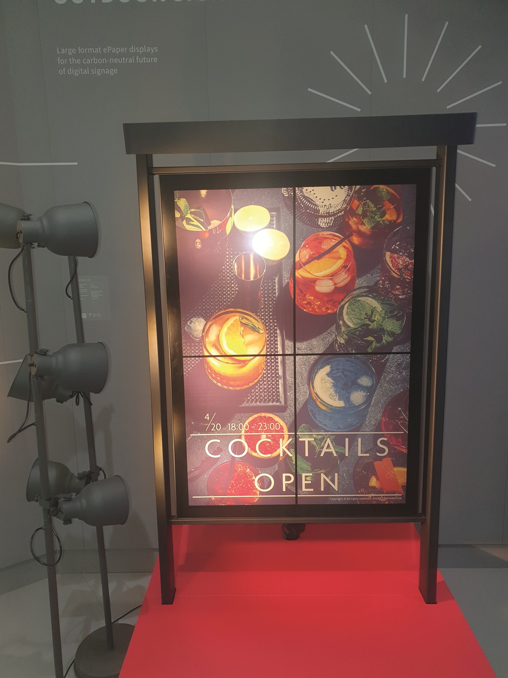 Das Outdoor-Gehäuse AO E Outdoor von Sharp