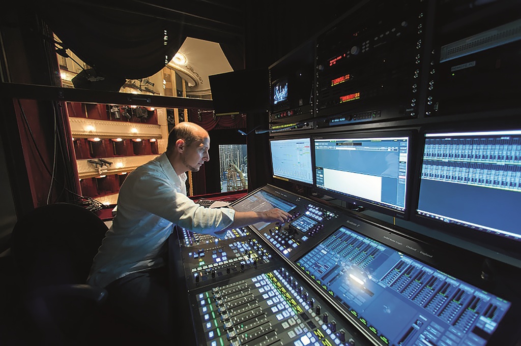 Audiosystem im Burgtheater Wien