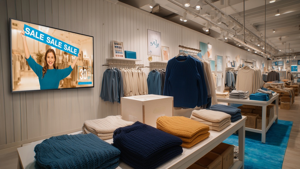 Philips Digital Signage 6000 im Einzelhandel