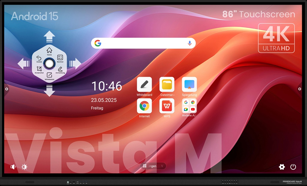 PRIMEBOARD präsentiert neue Android-15-Displaygeneration